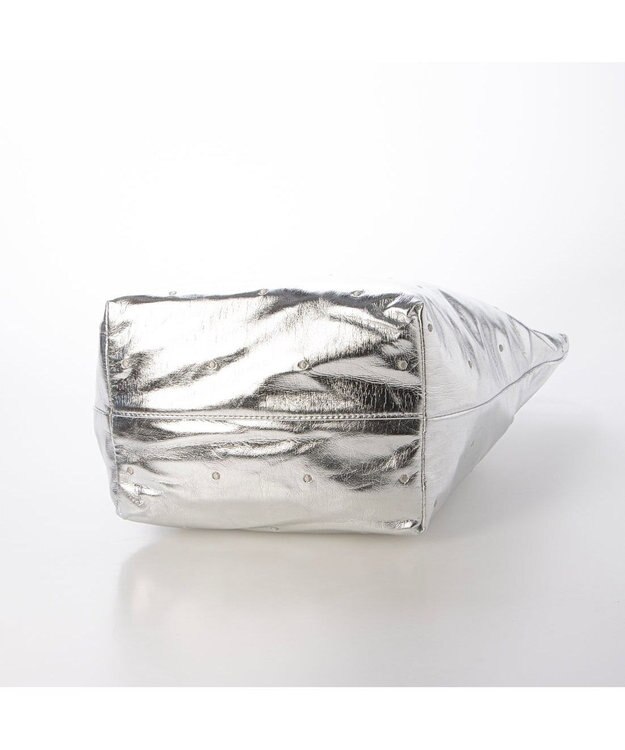 UNBILLION カシュカシュ cachecache / エナメル2wayトート シルバー