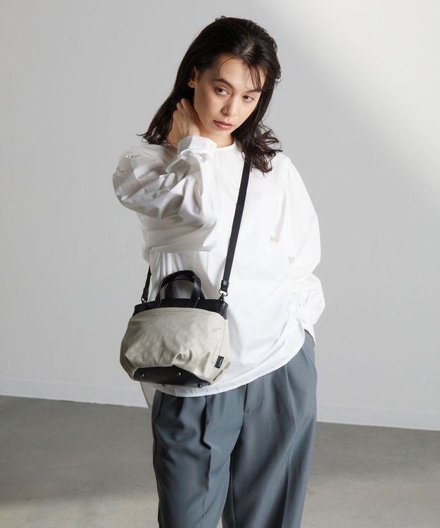 Y'SACCS Polka Dots　タックラウンド2WAYミニマムトート アイボリー