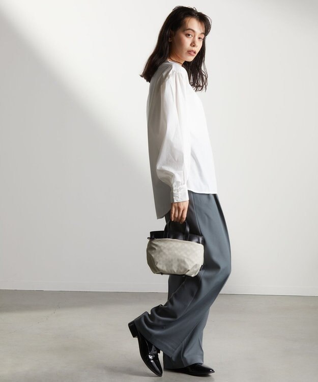 Y'SACCS Polka Dots　タックラウンド2WAYミニマムトート アイボリー