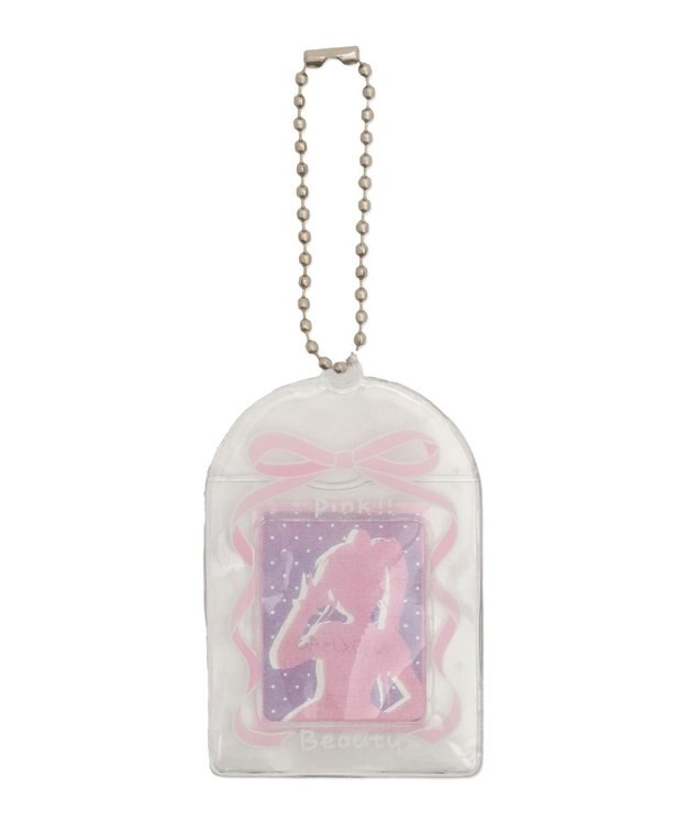 WEGO 【痛バ＆推し活グッズ】ラメクリアIDフォトケースキーホルダー 柄1