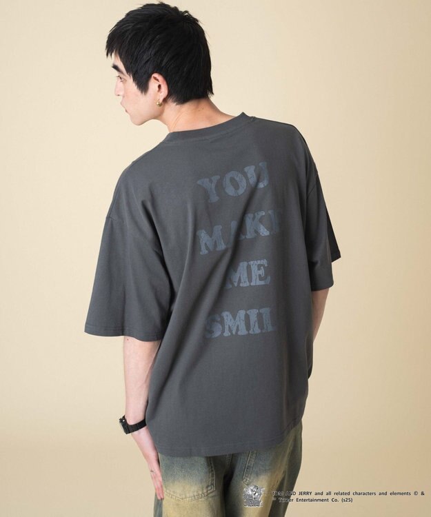 WEGO 【新柄追加/ユニセックス着用アイテム/SMLサイズ展開】TOMandJERRYグラフィックT（S） 柄6