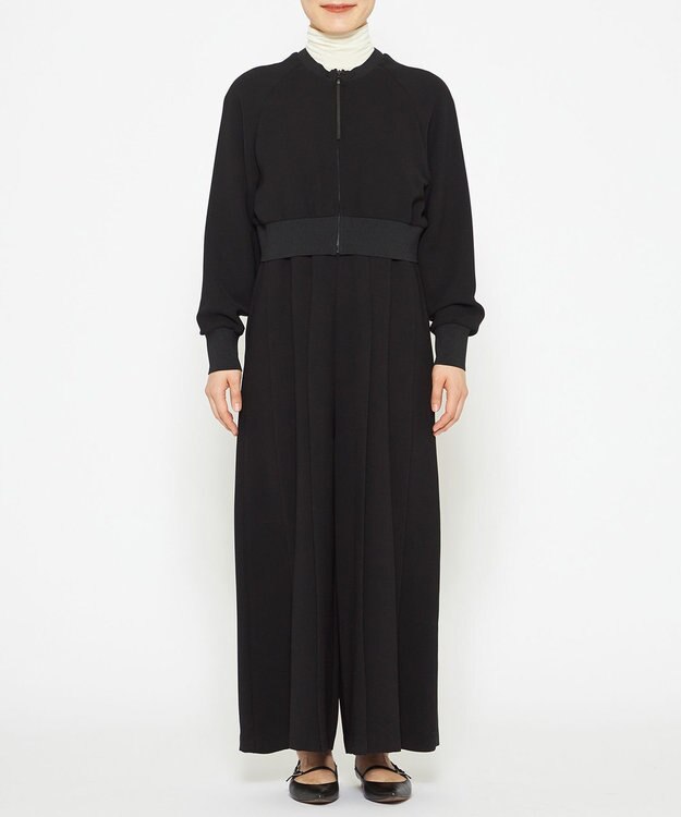 uncrave 【スタイリスト小山田早織さん × uncrave STANDARD】ウォッシャブルダブルクロス 2WAYブルゾン ブラック