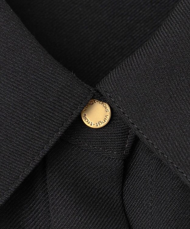 23区 S 【洗える】ウールシアービエラ ワンピース ブラック系