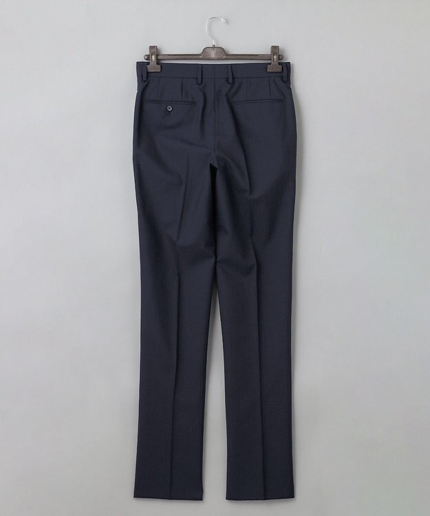 GOTAIRIKU 【オールシーズン対応】WOOL×POLYESTER ライトウェイト スーツ（ネイビーストライプ） ネイビー系1