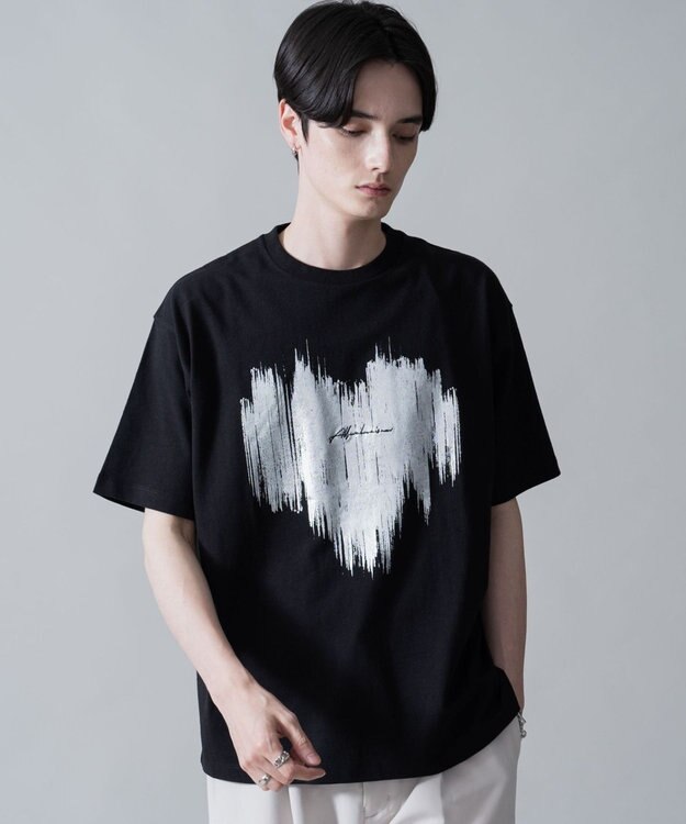 WEGO シルバープリントT（SS） ブラック