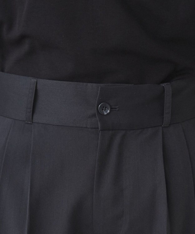 WEGO 【ユニセックス着用ITEM】ワイドストレートスラックス ダークグレー