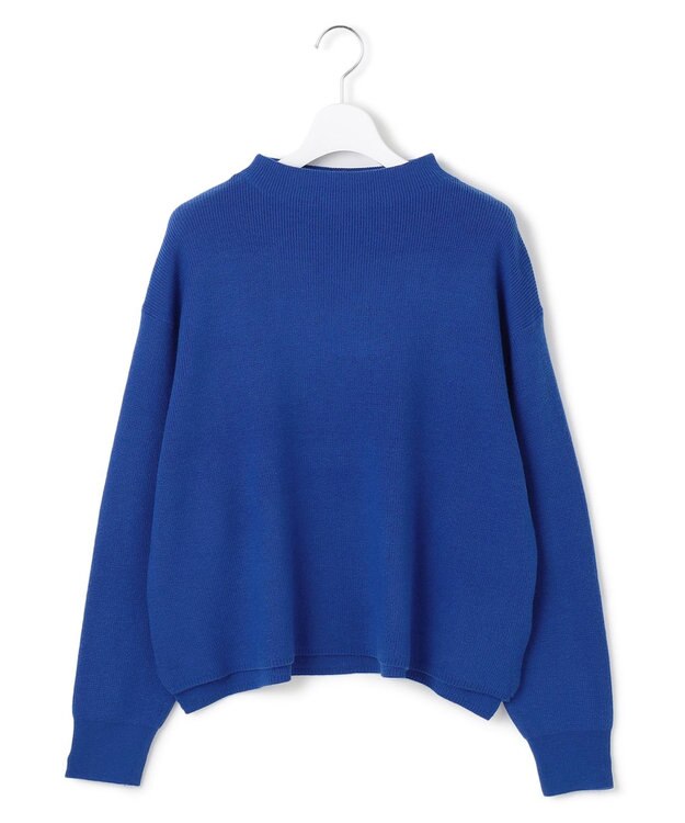 J.PRESS YORK STREET 【WOMEN】ANTI PILLING WOOL ボトルネックニット ブルー系