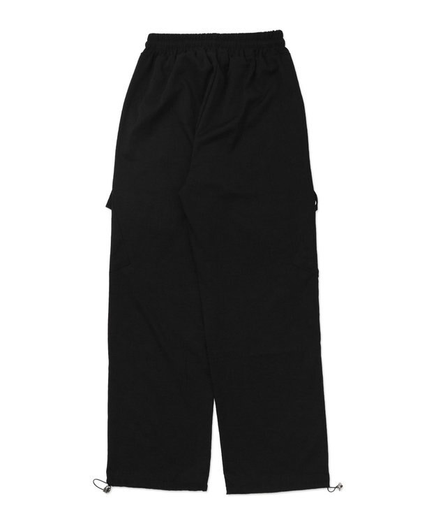 WEGO 【ウエストゴム】ビッグポケットカーゴパンツ ブラック