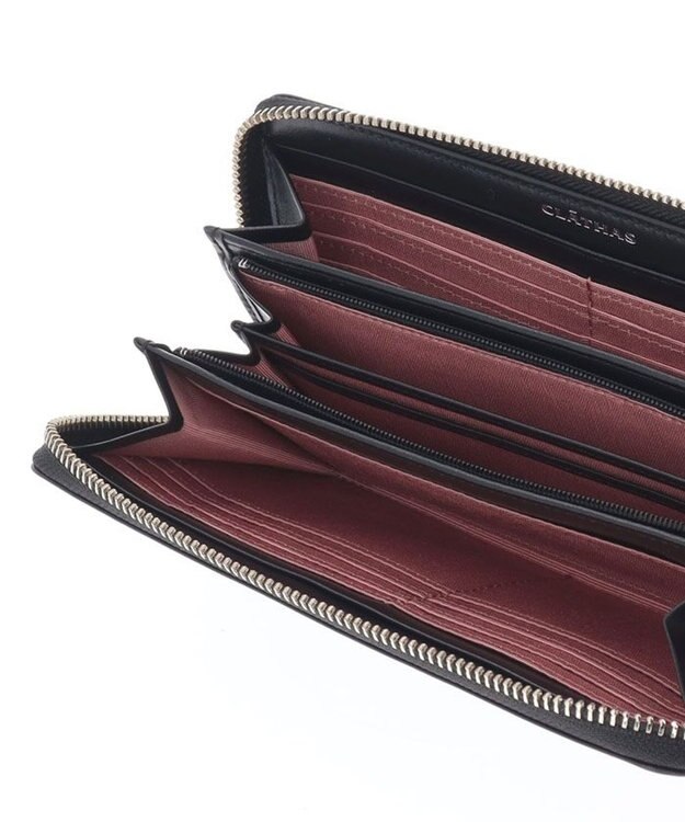 CLATHAS アマン ラウンド長財布 ブラック