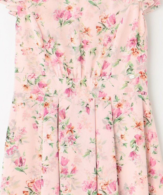 TOCCA 【洗える！】WATERCOLOR HARMONY ロングドレス ローズ系