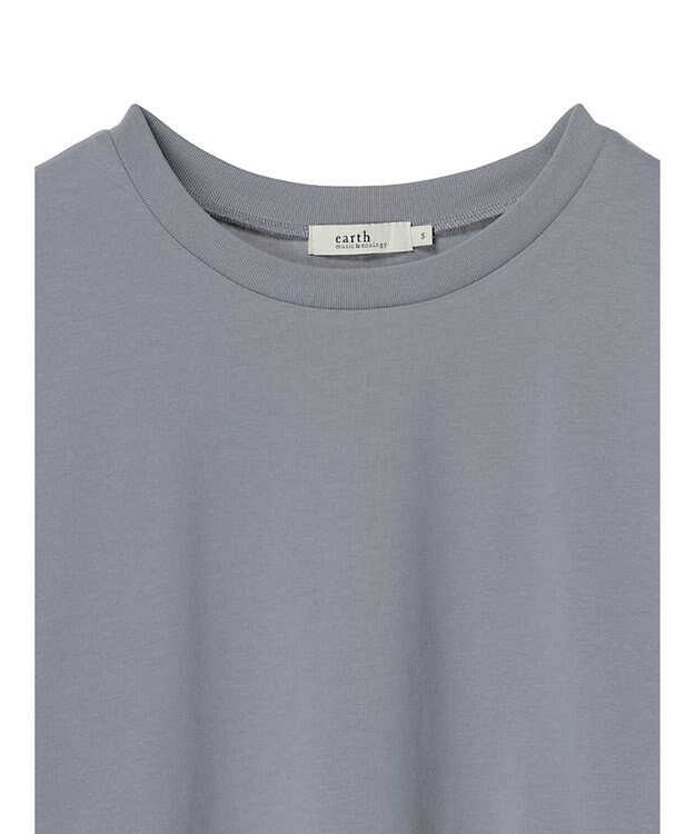 earth music&ecology ＢＯＸ　Ｔシャツ Blue