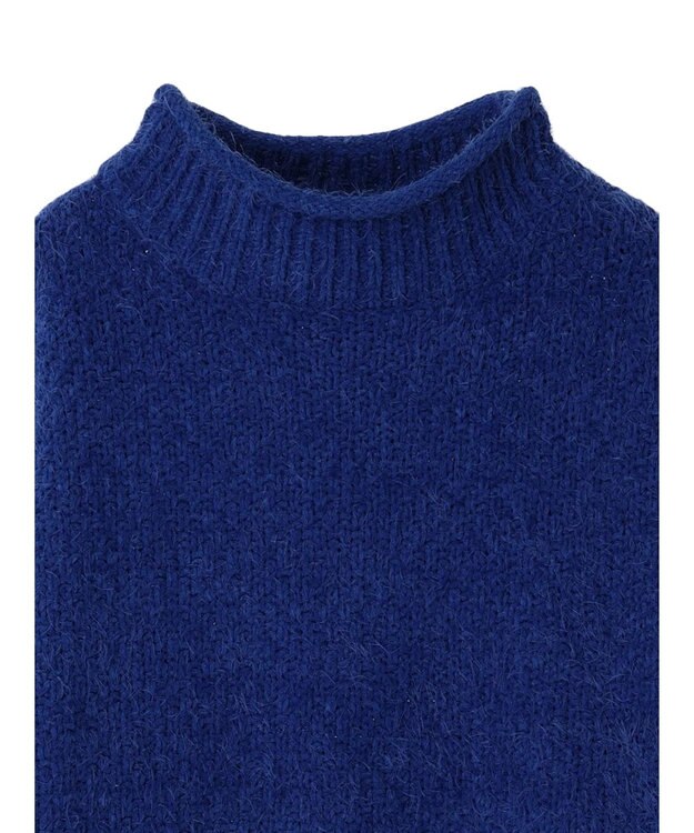 CRAFT STANDARD BOUTIQUE バスケットモールスタンドネックプルオーバー Blue