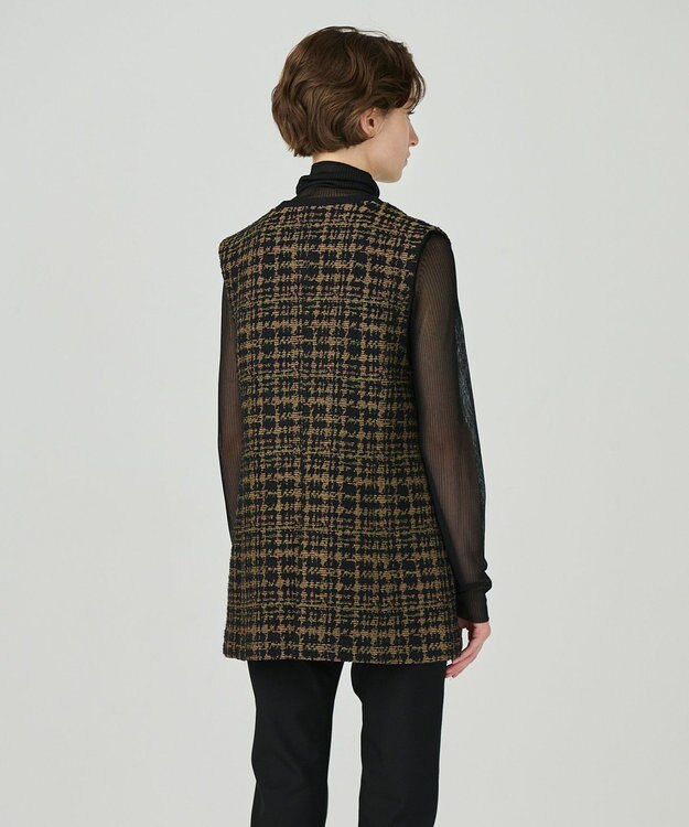 GRACE CONTINENTAL チドリツイードベスト マルチ