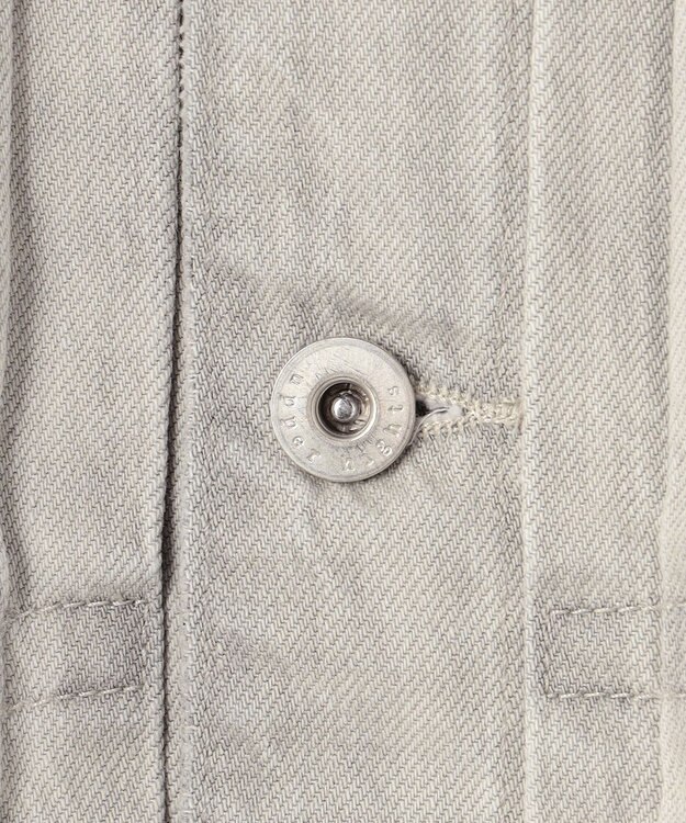 uncrave 【upper hights×uncrave】THE LOOSE JEAN JK デニムジャケット ホワイトスモーク