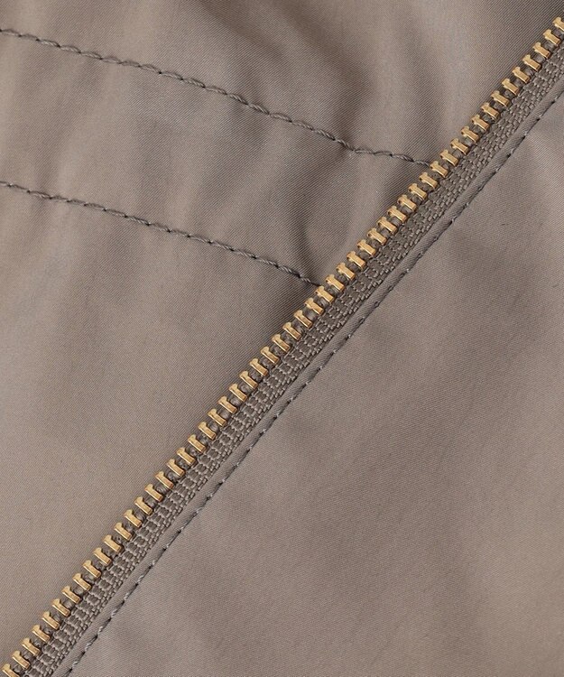 J.PRESS LADIES 【洗える・撥水】Artirosa ノーカラー ブルゾン ブラウン系