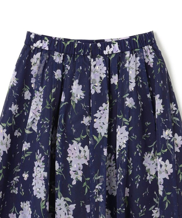 TOCCA 【洗える】MIMOSA IMPRESSION スカート ネイビー系