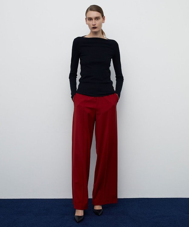 BEIGE， FORD / ボートネックトップス Navy