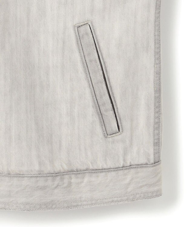 uncrave 【upper hights×uncrave】THE LOOSE JEAN JK デニムジャケット ホワイトスモーク