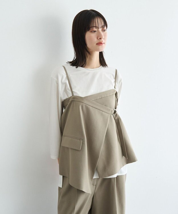 YECCA VECCA 2wayキャミソールビスチェ Pink