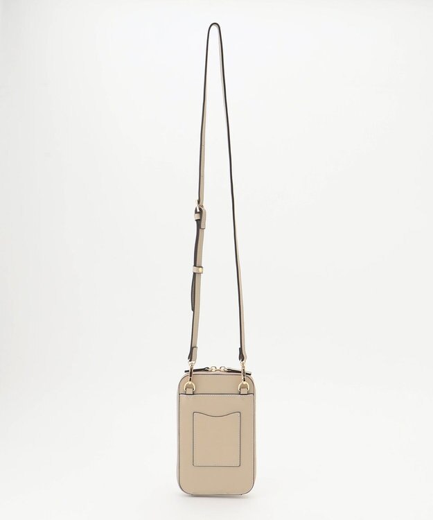 LA BAGAGERIE レザーステッチ　マルチポシェット アイボリー