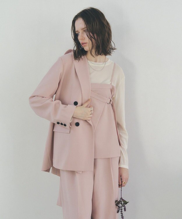 YECCA VECCA 2wayキャミソールビスチェ Pink