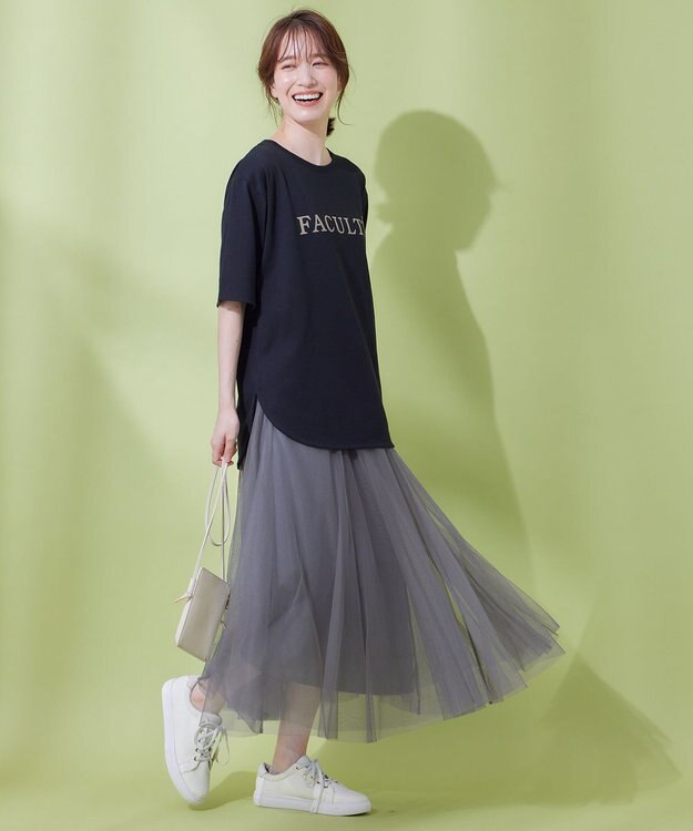 ANY アソート半袖ロゴTシャツ ブラック