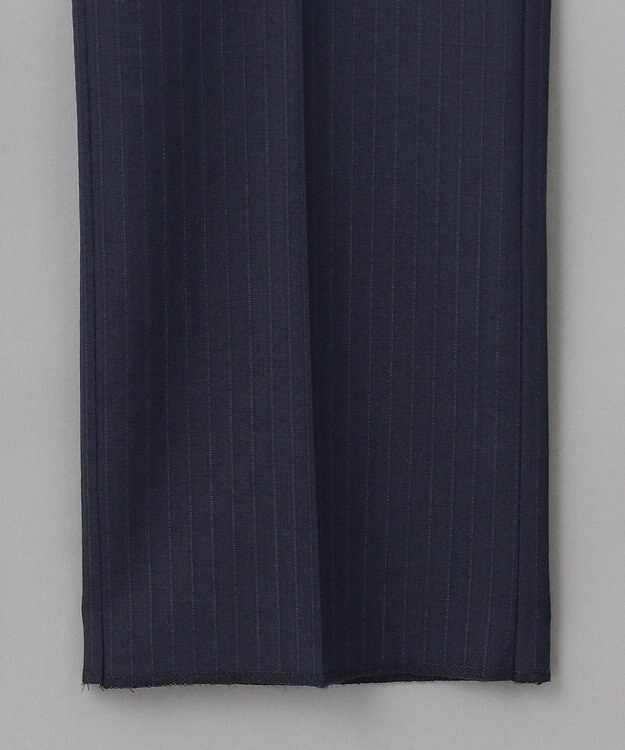 GOTAIRIKU 【オールシーズン対応】WOOL×POLYESTER ライトウェイト スーツ（ネイビーストライプ） ネイビー系1