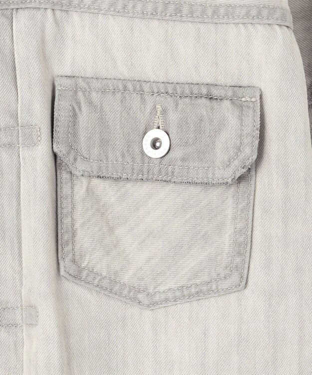 uncrave 【upper hights×uncrave】THE LOOSE JEAN JK デニムジャケット ホワイトスモーク