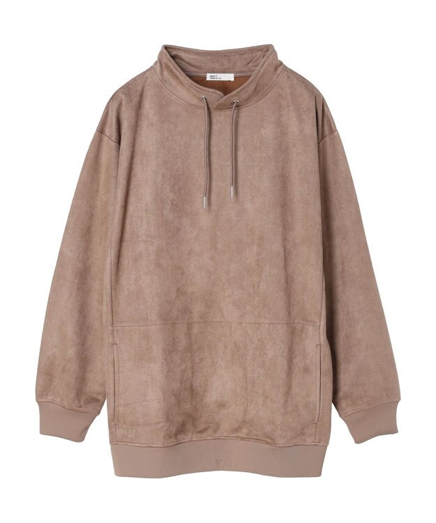 CRAFT STANDARD BOUTIQUE フェイクスエードスタンドプルオーバー Mocha