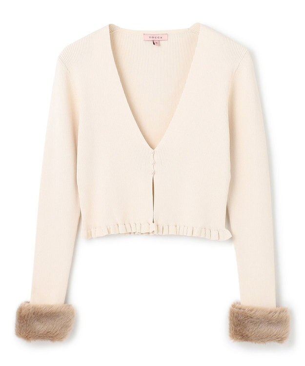 TOCCA BOOM KNIT ボレロ ベージュ系