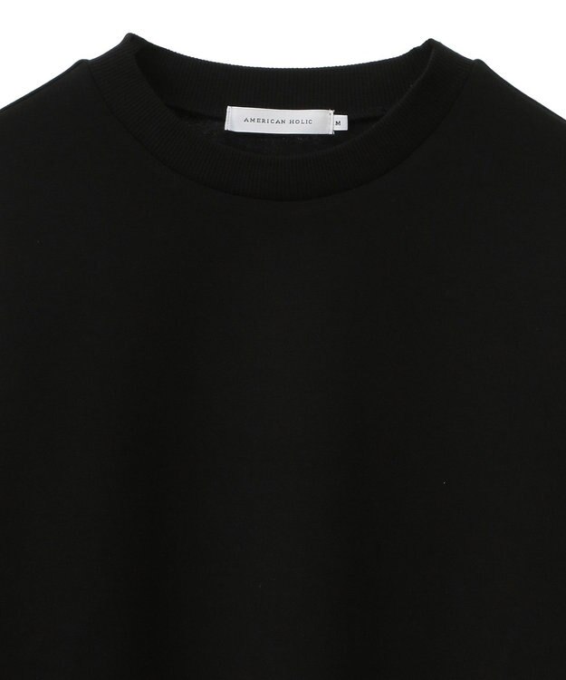 AMERICAN HOLIC 袖チュール重ねプルオーバー Black