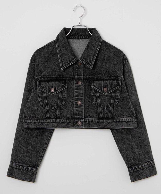 WEGO ショートデニムジャケット ブラックその他