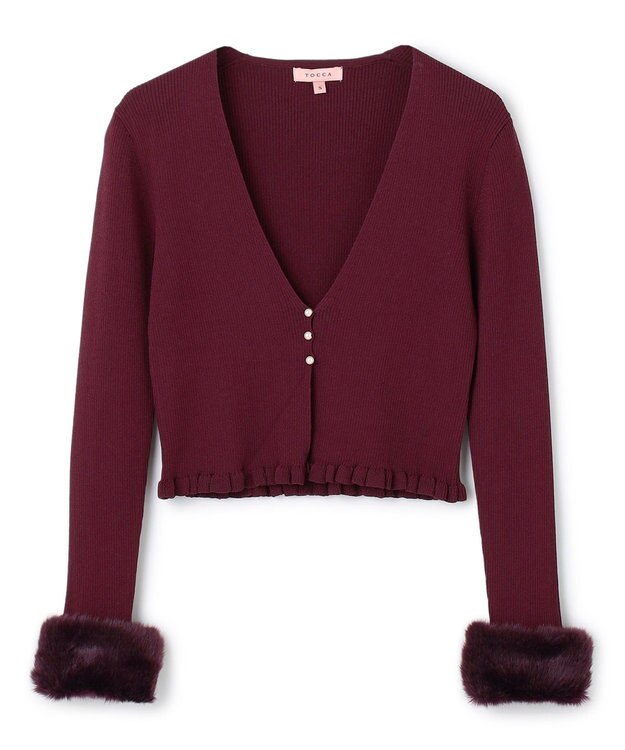 TOCCA BOOM KNIT ボレロ ワイン系