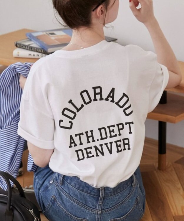 WEGO 【ANGIE VINTAGE】カレッジロゴプリントTee 柄17