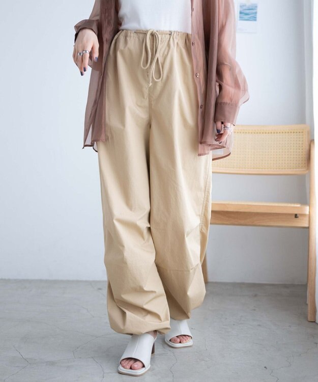 WEGO パラシュートパンツ ベージュ