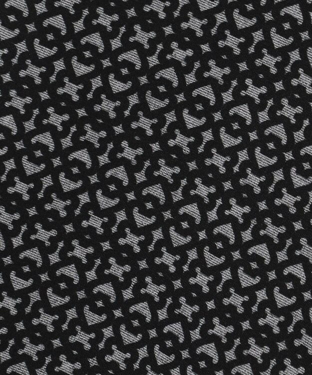 23区GOLF 【WOMEN】裏起毛ジャージーパンツ ストレッチ モノグラム 上品スタイル ブラック系5