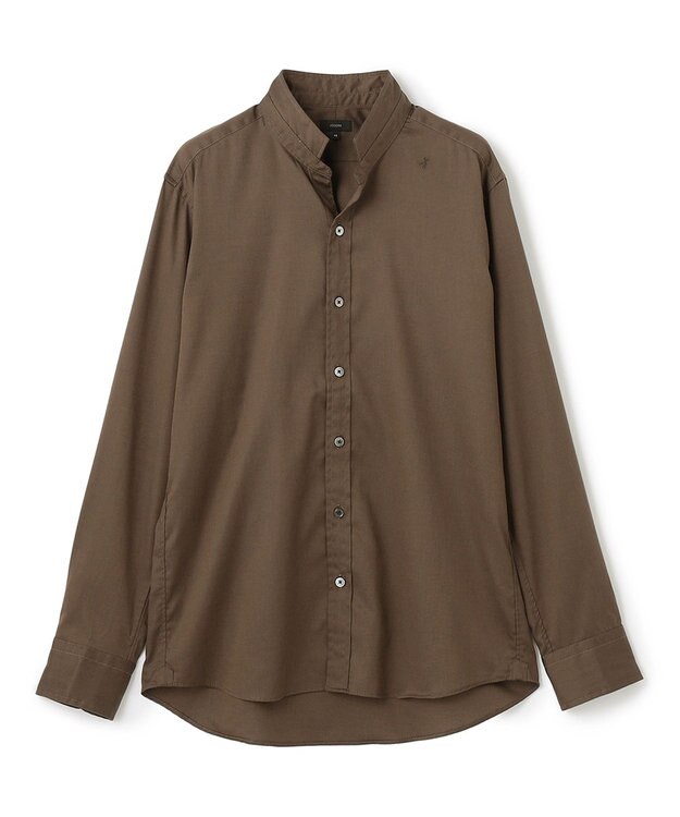 JOSEPH HOMME 80/2オックス　ウイングカラーシャツ キャメル系