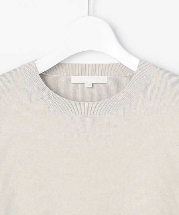 自由区 L 【カタログ掲載】ジャカードコンビ ワンピース ベージュ