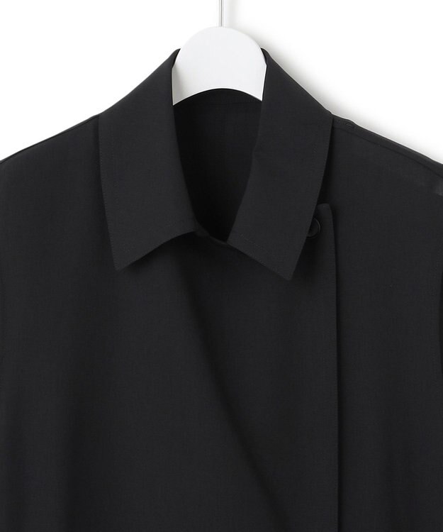 23区 【CLASSY. 10月号掲載/洗える】ドレープ ジレ ブラック系