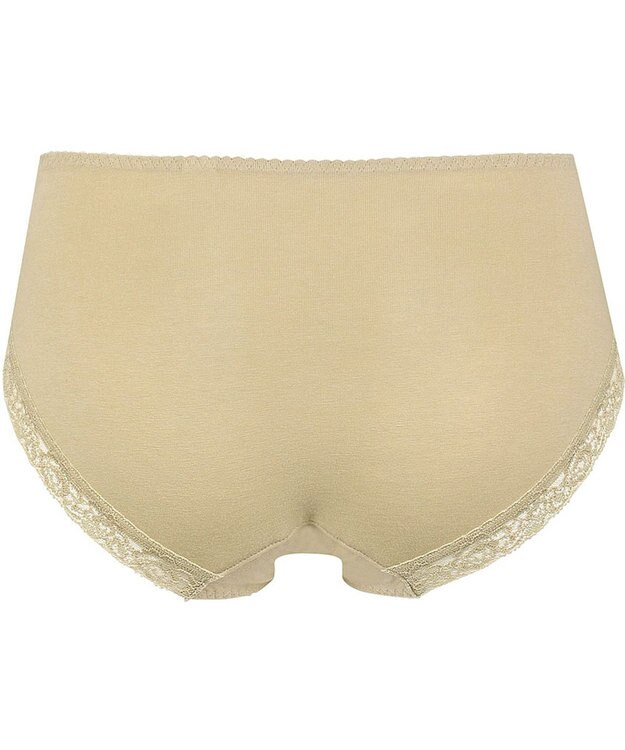 Wing ショーツ　【エアリーソフトブラ】　身生地部オーガニックコットン混　KB2202とペア　はきこみ丈あさめ　ウイング／ワコール　KF2852 カラシ