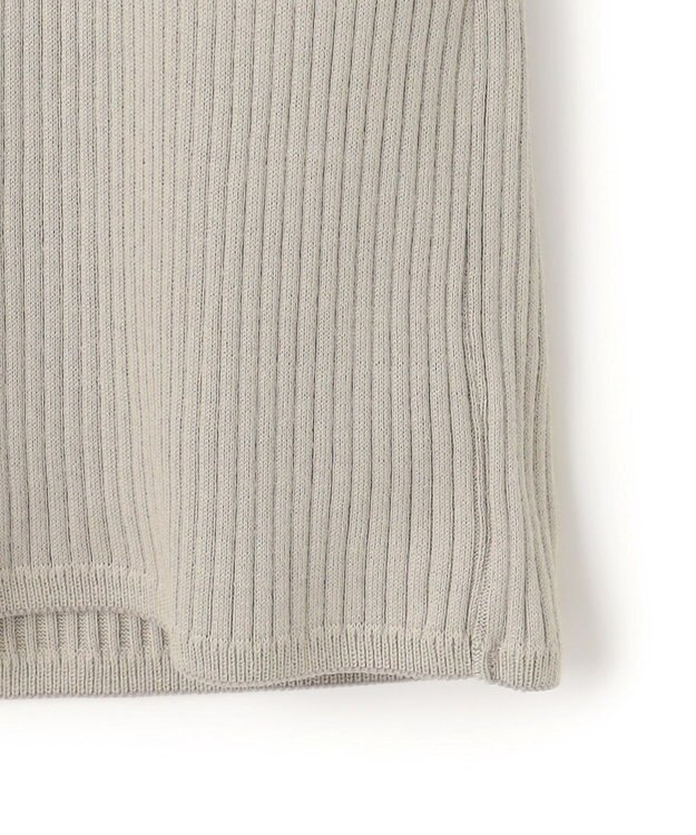 ICB L 【洗える】 ４×２リブ プルオーバー ライトグレー系