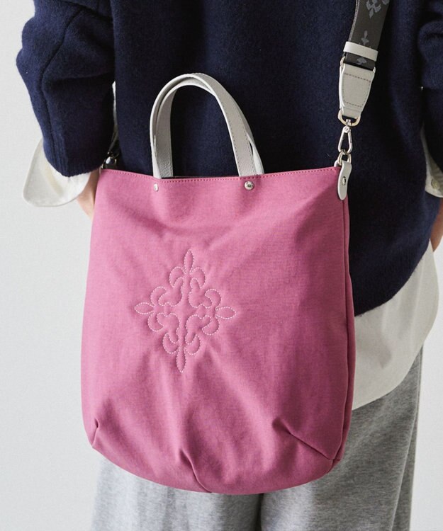 russet 《15か月連続！ブランド月間ランキング1位》コーデュラナイロン 2WAYトートバッグ(CE-1404-WEB) LotusPink