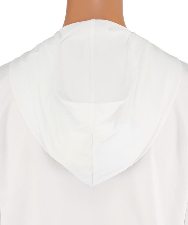 San-ai Resort（三愛水着楽園） 【UPF50＋】　ラッシュパーカー　S・M・L　【San-ai Resort（サンアイリゾート）】 ホワイト