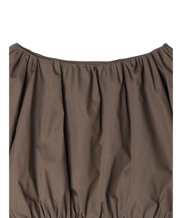 Green Parks ■ＥＳＣＡＲ　ギャザーショートプルオーバー Gray Beige