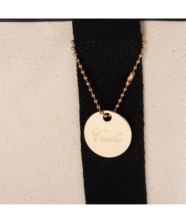 UNBILLION cachecache メッシュエコバッグ付きキャンバステープトート アイボリー