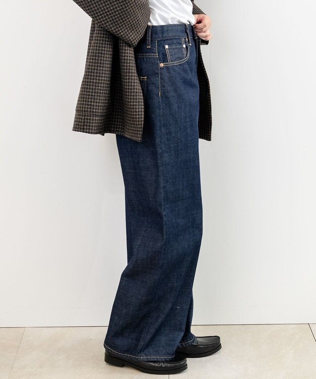 caqu FS wide boy's ワイドシルエットデニム re.birth