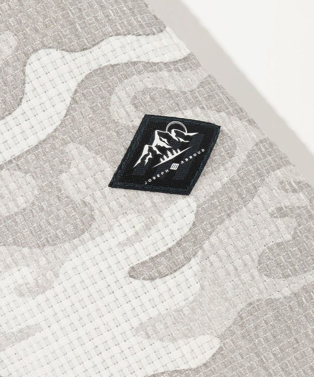 JOSEPH ABBOUD MOUNTAIN 【軽量/ストレッチ】メッシュサッカーカモ アウトドア シャツ アイボリー系6