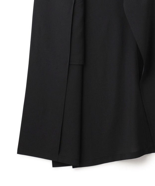 23区 【CLASSY. 10月号掲載/洗える】ドレープ ジレ ブラック系