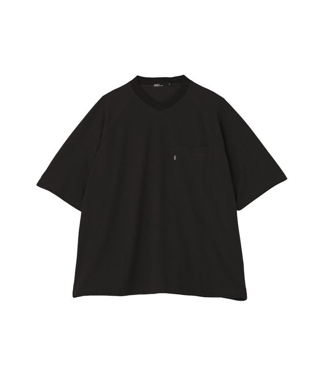 CRAFT STANDARD BOUTIQUE カノコドロストラグランＴシャツ Black