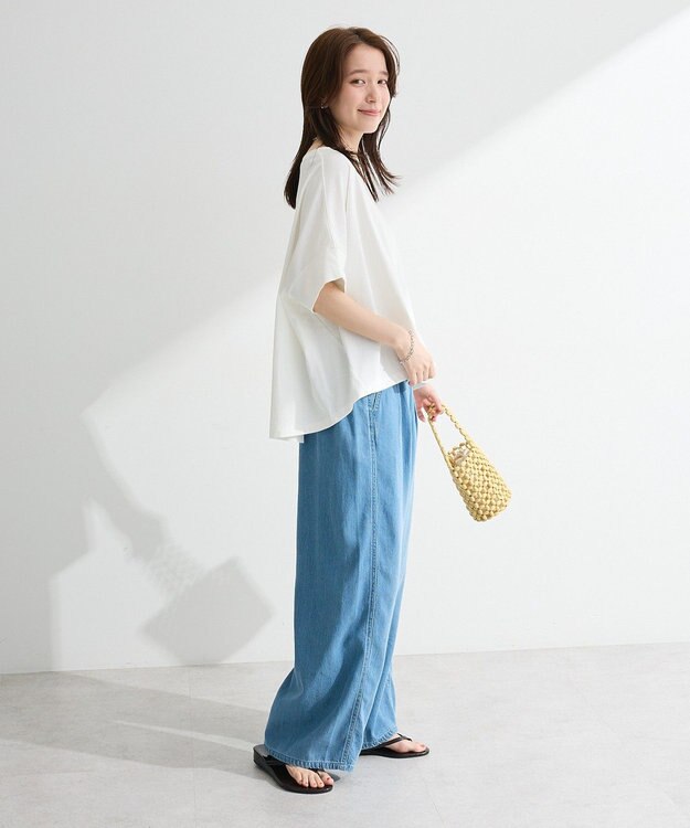 Green Parks 【適ON】遮熱ドルマンカットプルオーバー Off White